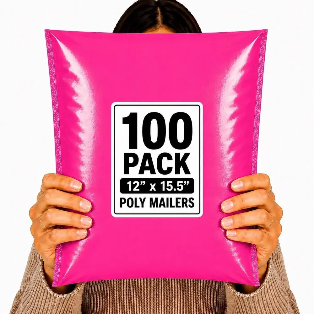 POLYMAILER 100 PACK SHIPPING MAILERS BULK RESELLER STARTER BUSINESS KIT SUPPLIES